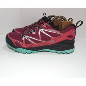 Merrell‎ Women's Capra Bolt Shoe Hiking Size 10.5 Waterproof Trail Outdoor Red